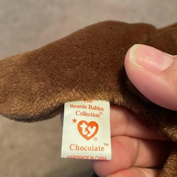 Chocolate Moose Beanie Baby. Vintage 1993. - Picture 4 of 6